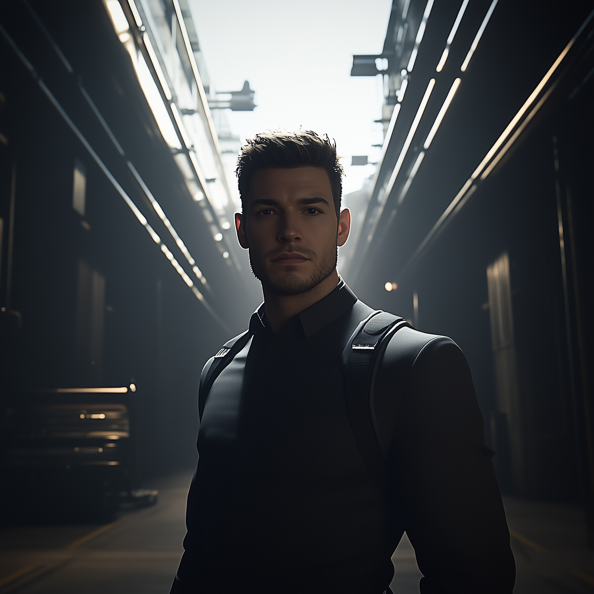 A drawing of Conor Murphy.