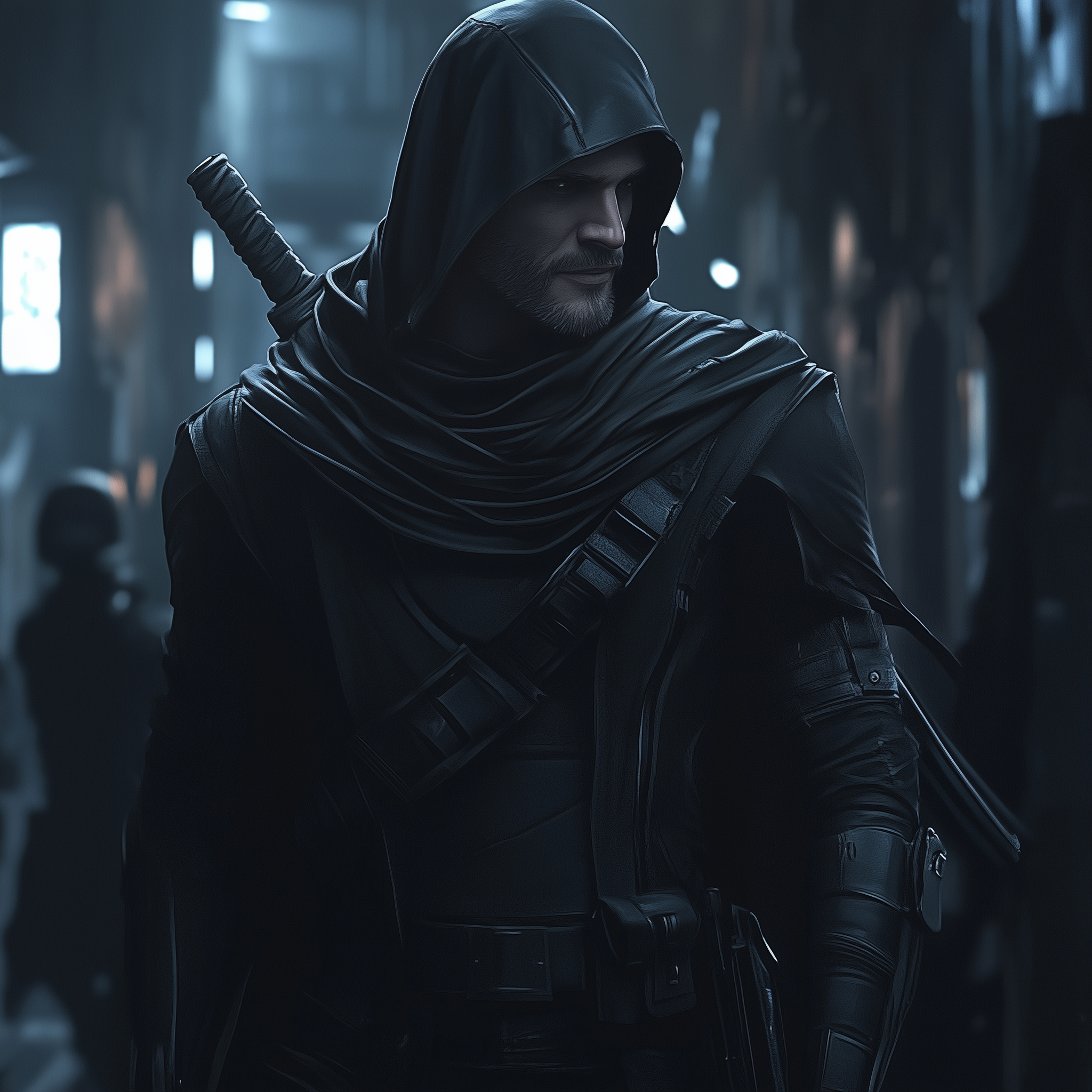 A drawing of Royce Zander.